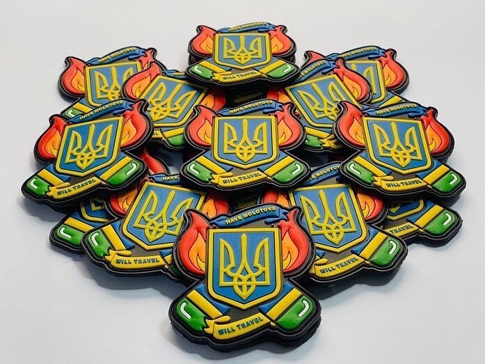  Bluyellow 3-Piece Tactical Ukraine Flag Patch, Embroidered  Trident, Military Morale Patches, Velcro Hook Fastener for Tactical  Backpack, Vest, Cap, Airsoft & Dog Vest, Gray & Black : Clothing, Shoes &  Jewelry