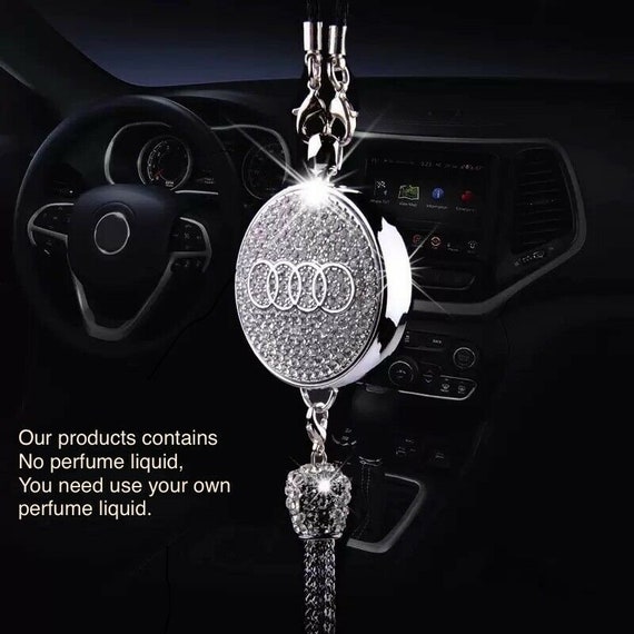 Audi Car Diamond Logo Perfume Air Freshener Perfume Pendant Etsy