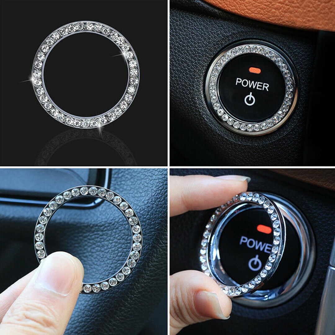 3cm Car SUV Bling Decorative Accessories Button Start Switch Etsy