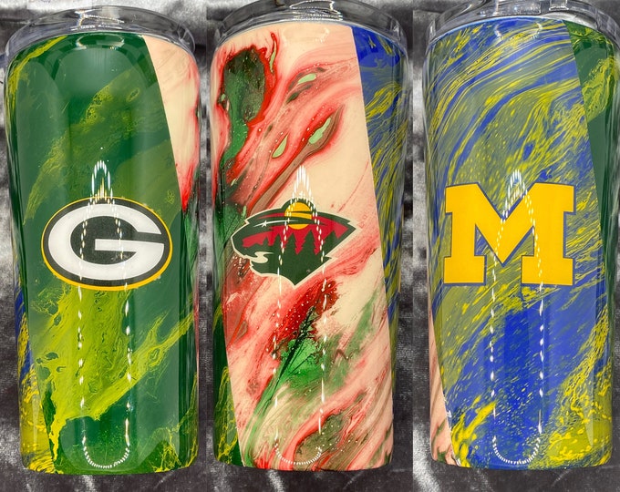 Sports Team Tumbler| Football Team| Baseball Team| Basketball Team| Gift for Him| Personalized Gift| Sports Fan Gift| Men's Cup| Sports Cup