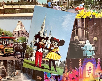 Vintage Disneyland & Disneyworld Postcards: Surprise Set