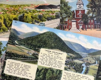 Vintage Pennsylvania Postcard Sets