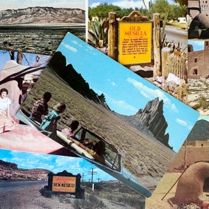 Set of New Mexico vintage postcards RANDOM, New Mexico postcards, New Mexico gifts, vintage New Mexico, desert postcards, guestbook postcard