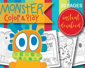 Monster Color & Play