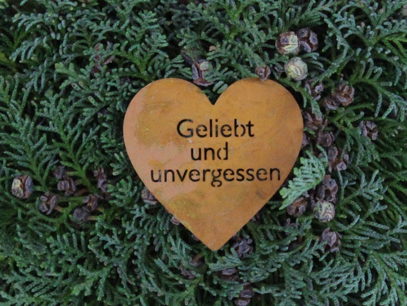Edelrost-Deko „Herzen Ich & Du“ – 9,5x25x11 Cm, Aus Stahl, Für Garten, Terrasse Oder Als Romantisches Geschenk