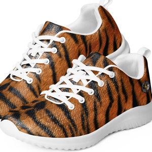 Womens/Unisex Tiger Athletic Sneakers - Galactivated Flyknit Shoes - The Coolest Cat footwear - CC-1s