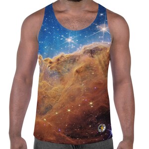 Cosmic Galaxy Men&#39;s Unisex Tank Top Shirt