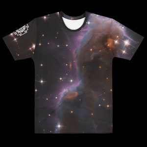 NEBULA TEE SHIRT - Cosmic Outer Space Shirt - Galactic Space Shirt - Galaxy Theme Shirt - Cotton Crew Neck Tee - Unisex Short Sleeve Shirt