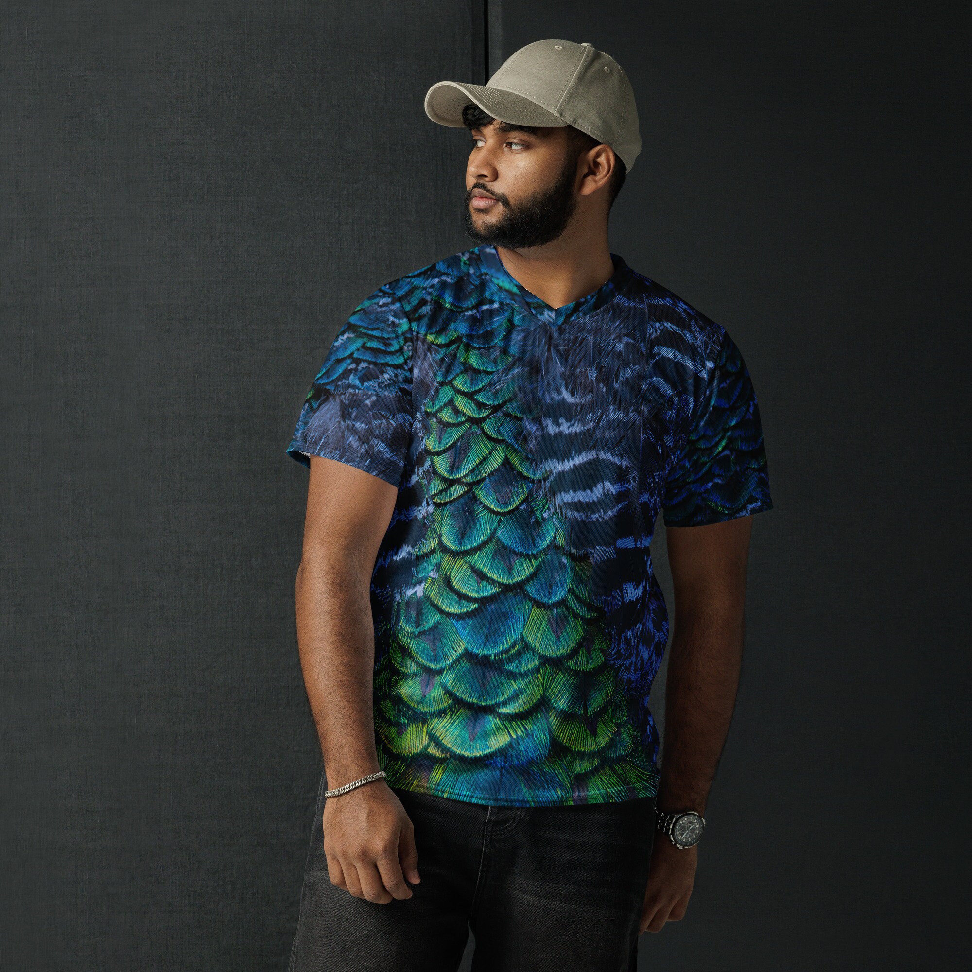 Peacock Breathable Cooling T Shirt Men's \u0026 Unisex - Etsy