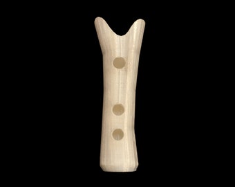 Divje Babe Flute Replica | 3D-Printed Cave-Bear Bone Whistle | 60,000 year old Neanderthal Instrument | Playable Paleo Music Gift