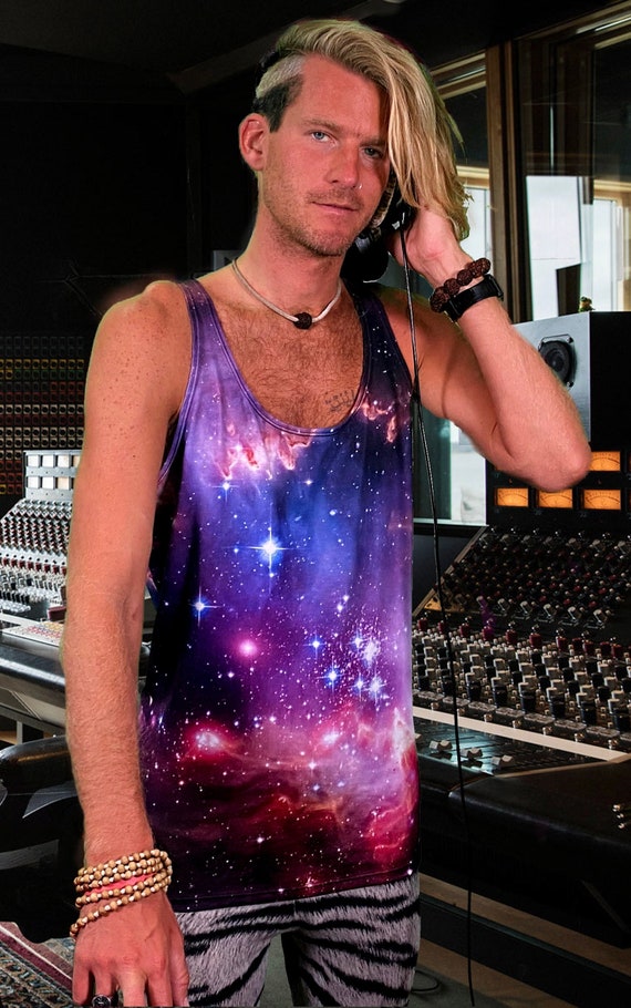 GALAXY TANK TOP Unique Racerback Space, Stars Tank Top Unisex Printed Active  Wear Workout Tank Tops Polyester Round Neck Tank Top - Etsy