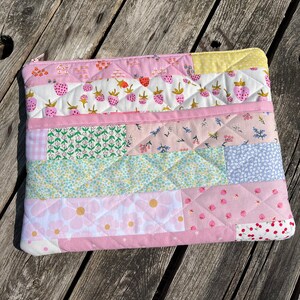 Handmade Quilted Laptop Case With Pocket - Handmade for All Laptop ...