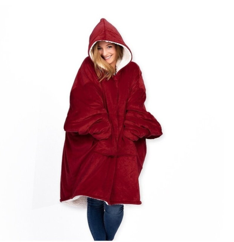 COMFY OVERSIZED Blanket Hoodie Luxury Soft Perfect Christmas Gift With