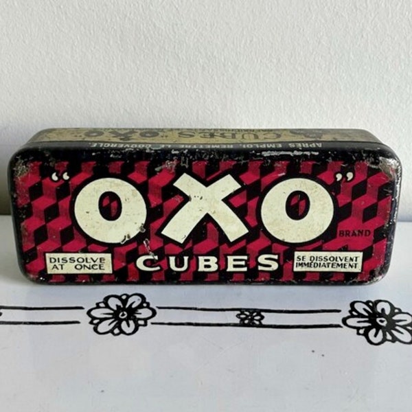 Oxo Cubes Tin - Etsy