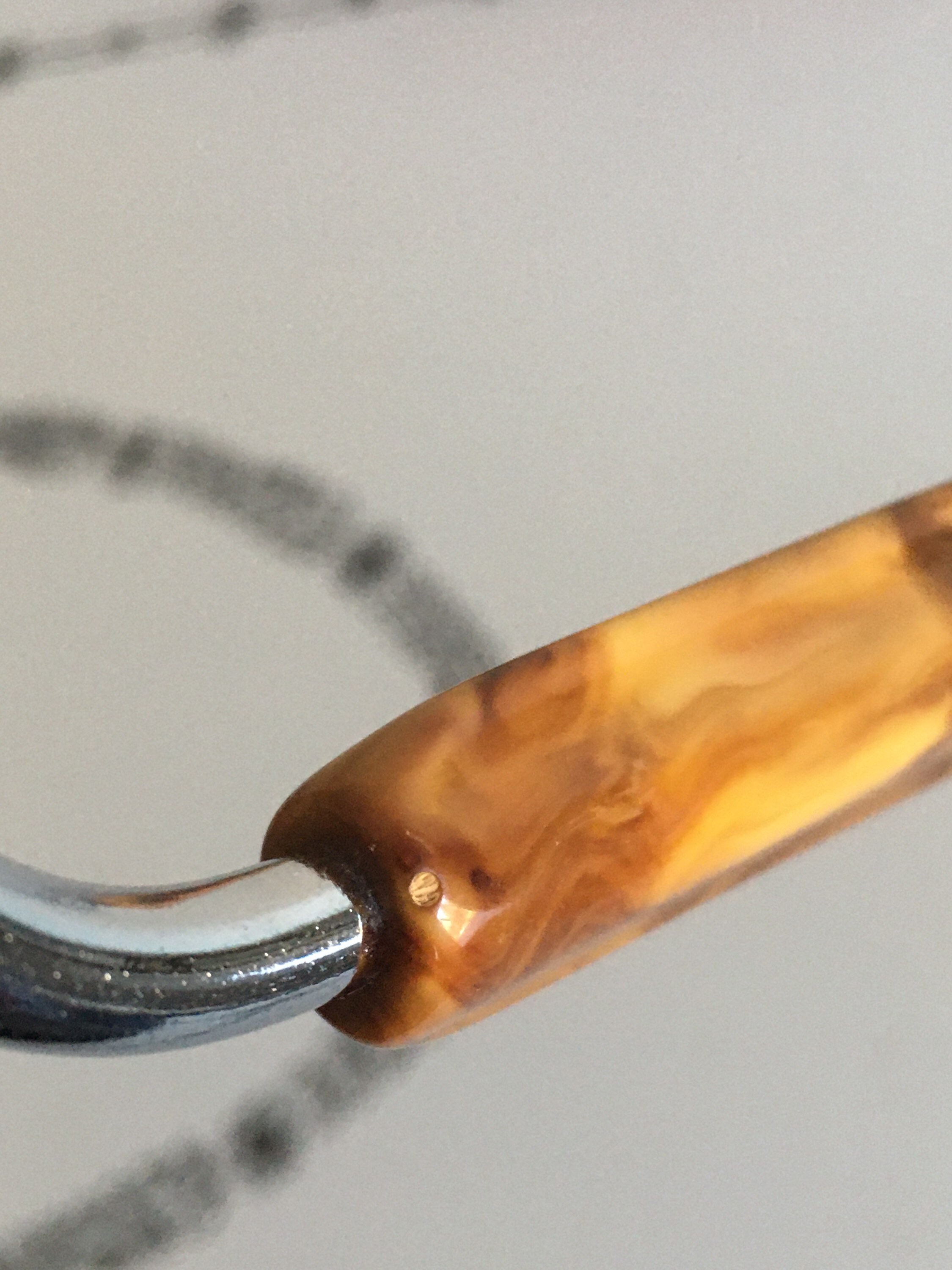 Vintage Hostess Cake Breaker Angel Food Knife Brown Marbled Bakelite