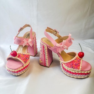 Fake Cake Platform Heels