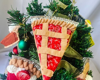 Pie Slice Ornaments