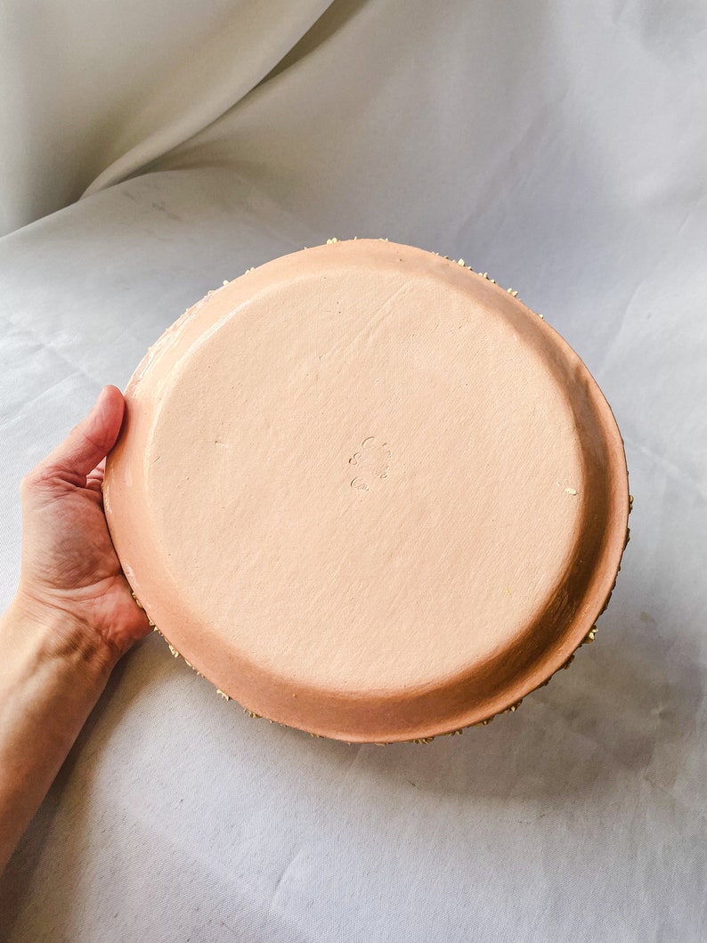 Large Round Ceramic Cake Tray image 6