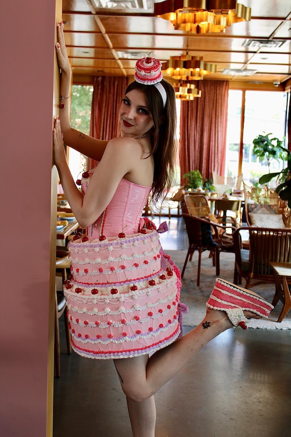 Fake Cake Tiered Skirt and Corset - Etsy