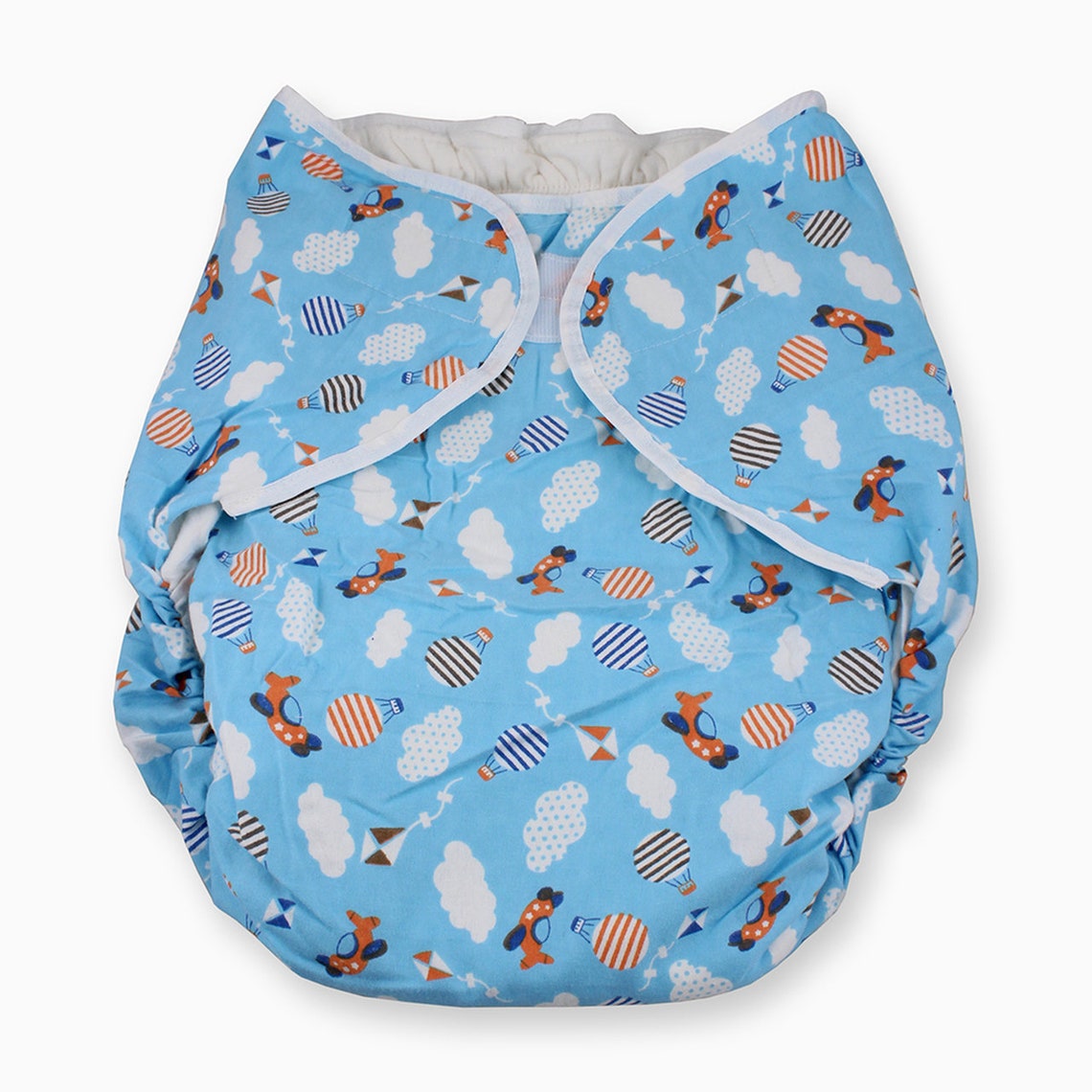 Omutsu Bulky Nighttime Cloth Diaper Airplanes Etsy