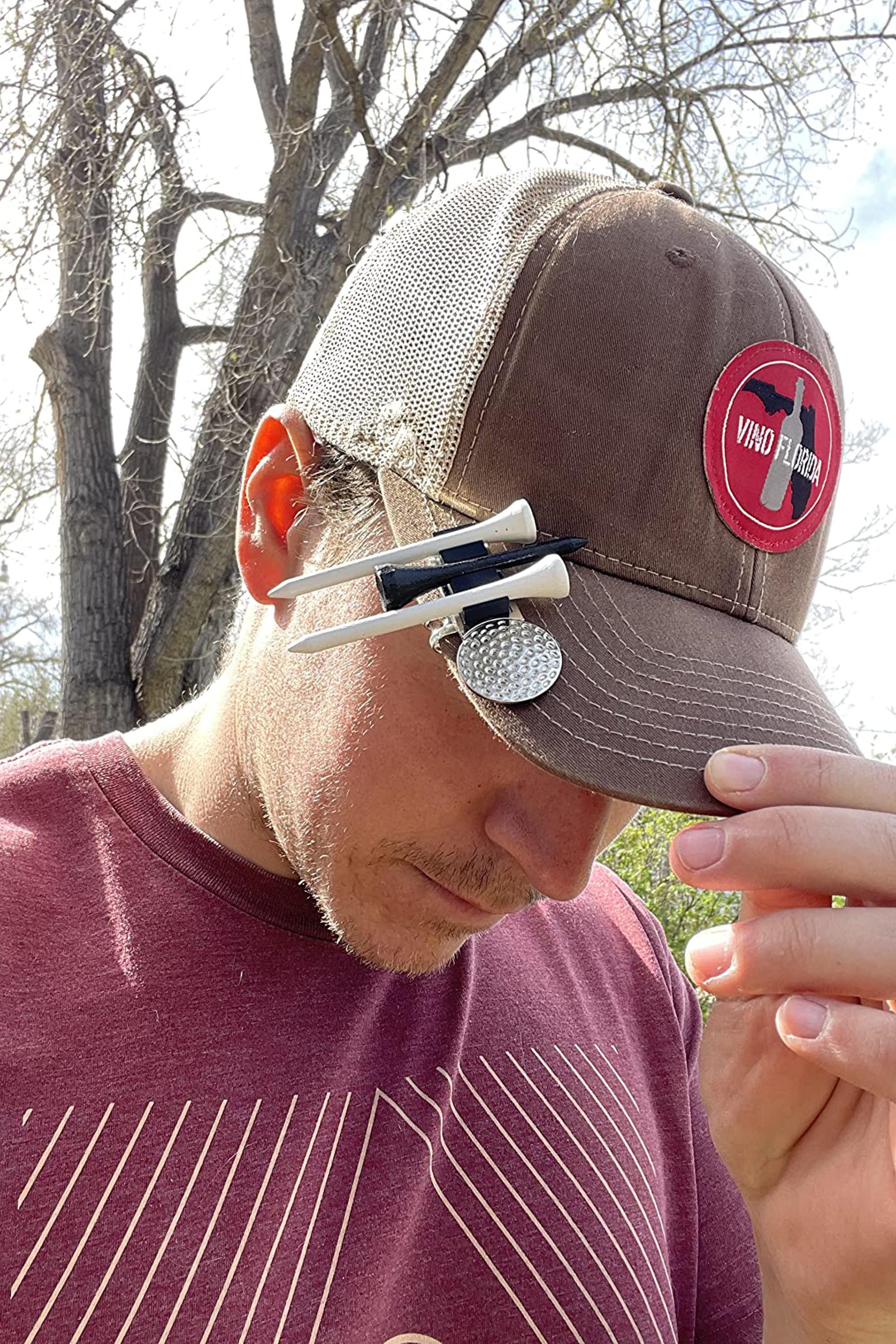 9+ Golf Hat Tee Holder