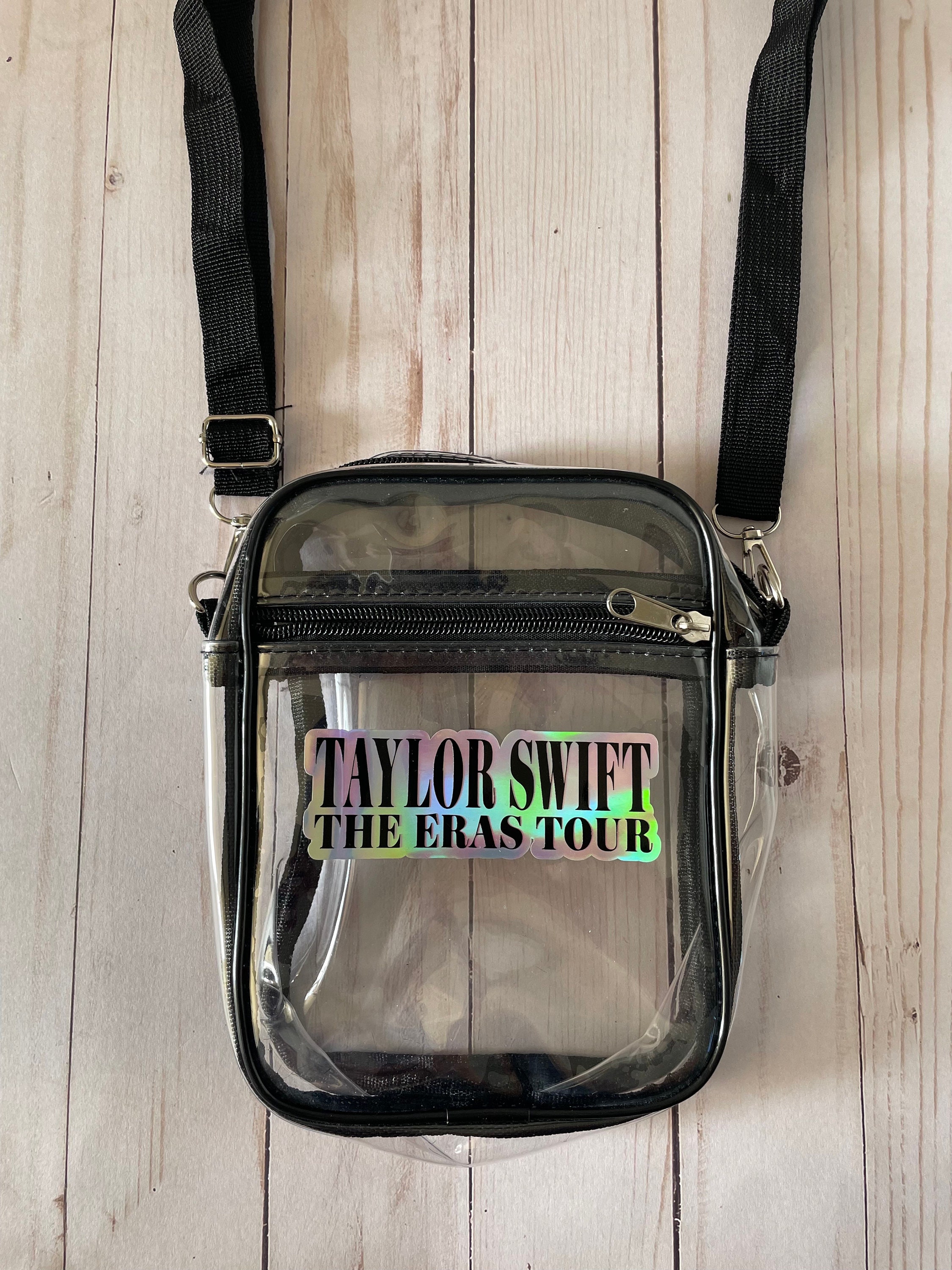 Eras Tour Clear Stadium Approved cross over bag, Taylor Swift