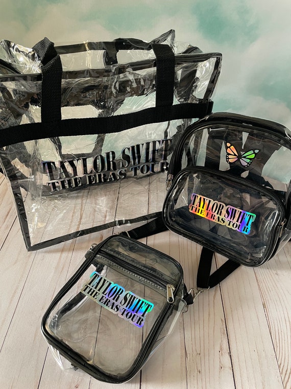 Eras Tour Clear Stadium Approved cross over bag, Taylor Swift