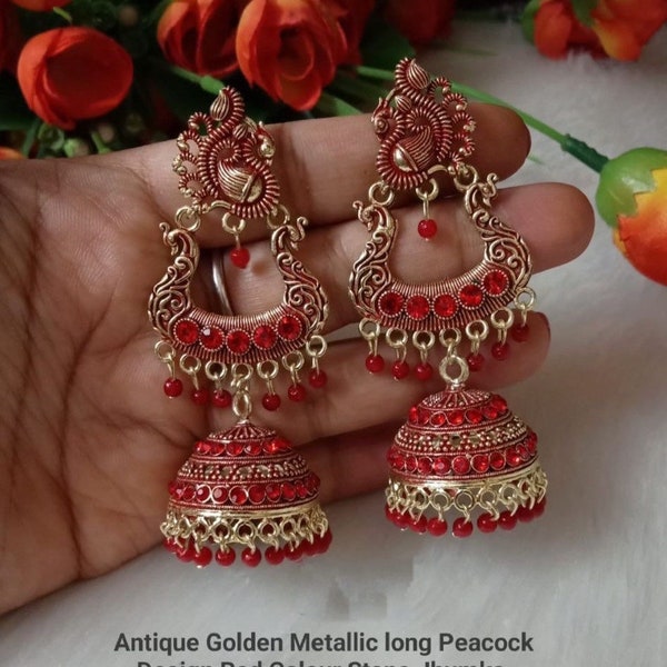 Amazing dangly jhumka light to medium weight- multiple colors