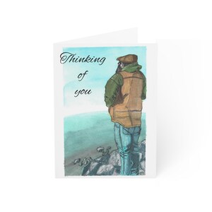 Met de hand geïllustreerde wenskaarten voor doordachte aantekeningen, Thinking of You-kaarten, cadeaubonnen, gepersonaliseerde kaarten, briefpapier, elke gelegenheid