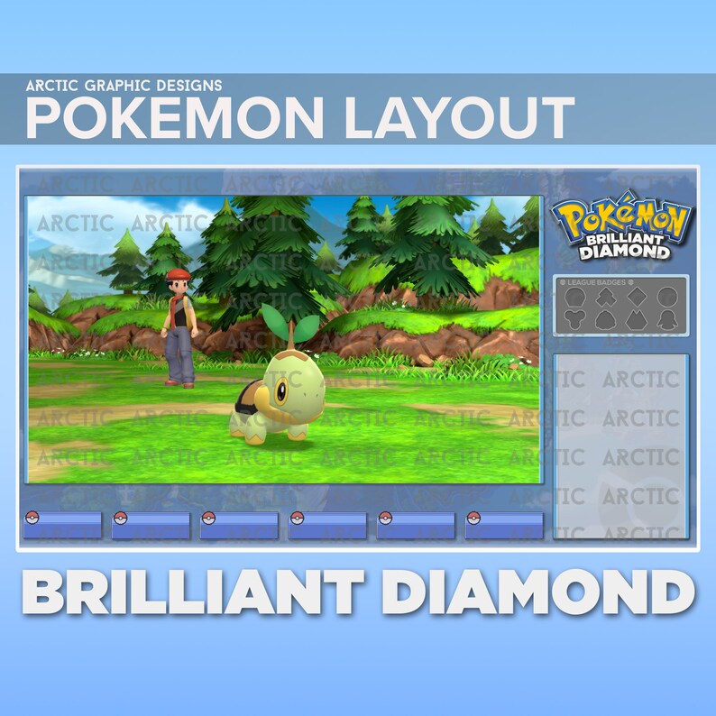 Buy Pokémon Brilliant Diamond Asset Overlay/layout for Online in India