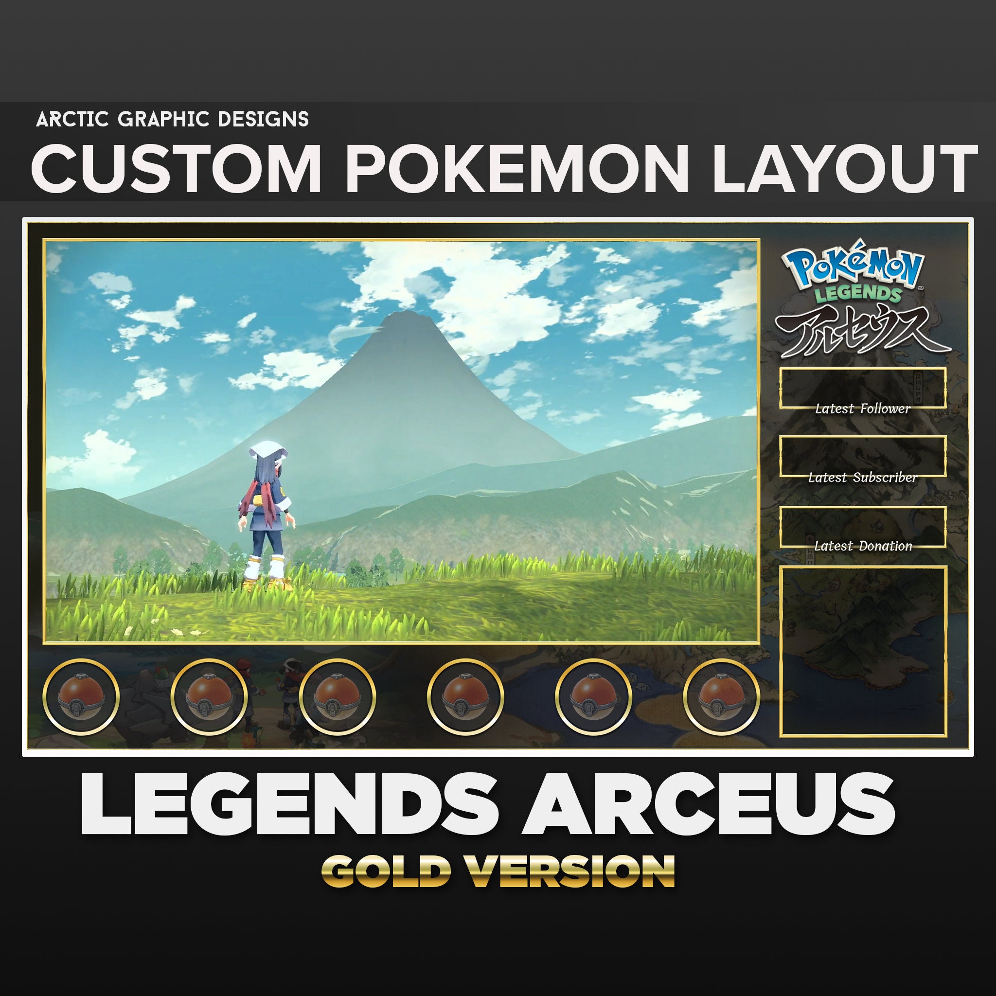 Pokemon Legends Arceus - All Alpha Shiny Pokemon Custom - ✨Hisui Pokedex✨