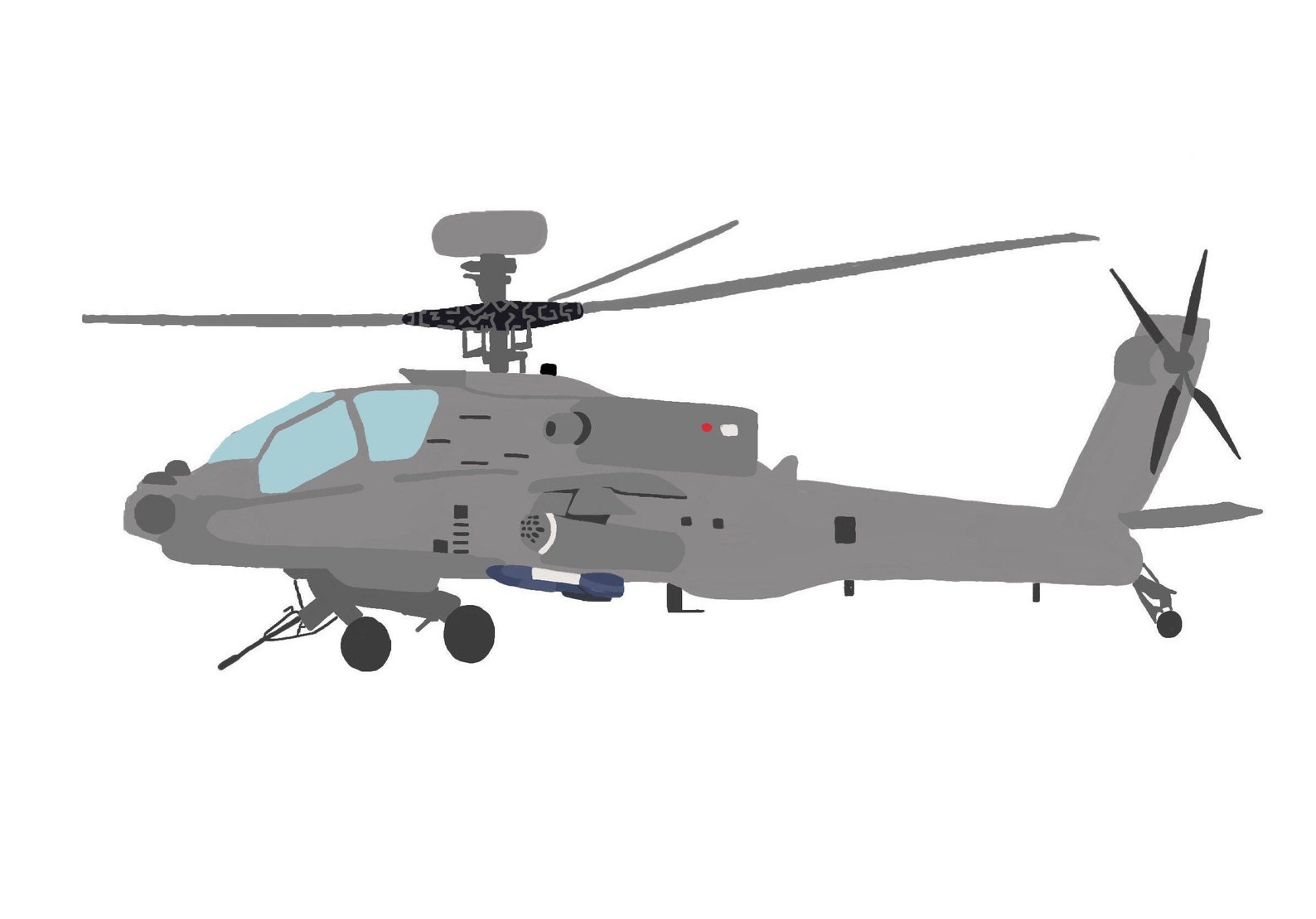 Military Helicopter Sticker - Etsy