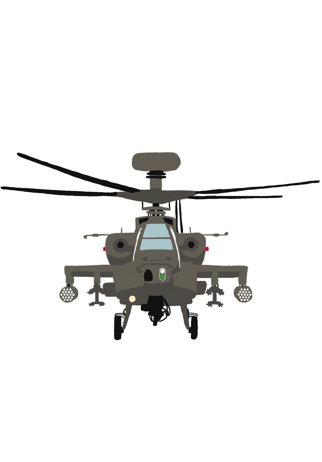 Military Helicopter Sticker - Etsy