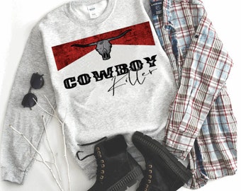 Cowboy Killer, Western Vibes, Sublimation Designs and Instant Digital Downloads, Png