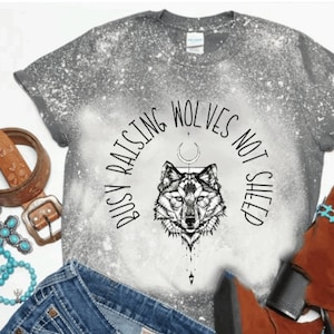 Raising Wolves, Sublimation Design, Digital png Download, Direct to Garment, Graphic Clipart, T Shirt png Design