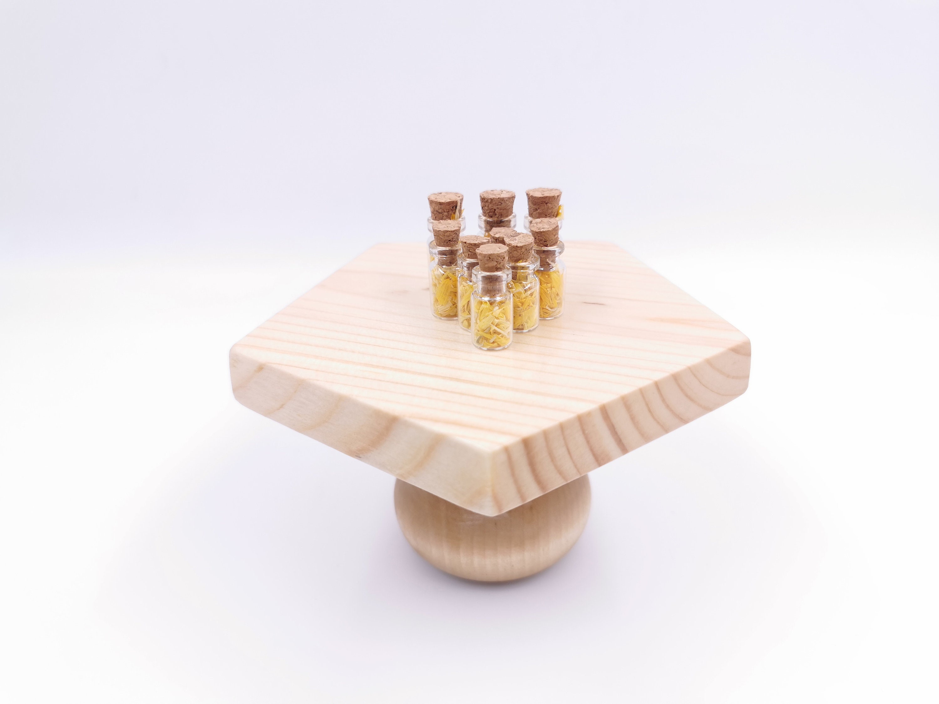 Wooden Table Witch mini Altar Handmade Pentagram Altar table Spiritual Meditation Shrine Charmed Dollhouse Furniture Kitchen stool Plant Pot