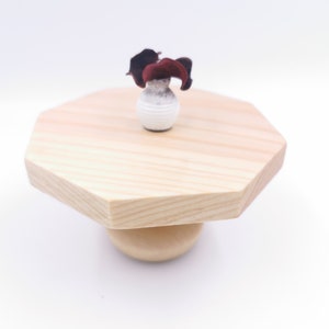 Little wooden Table eight corner / Mini Witch Altar