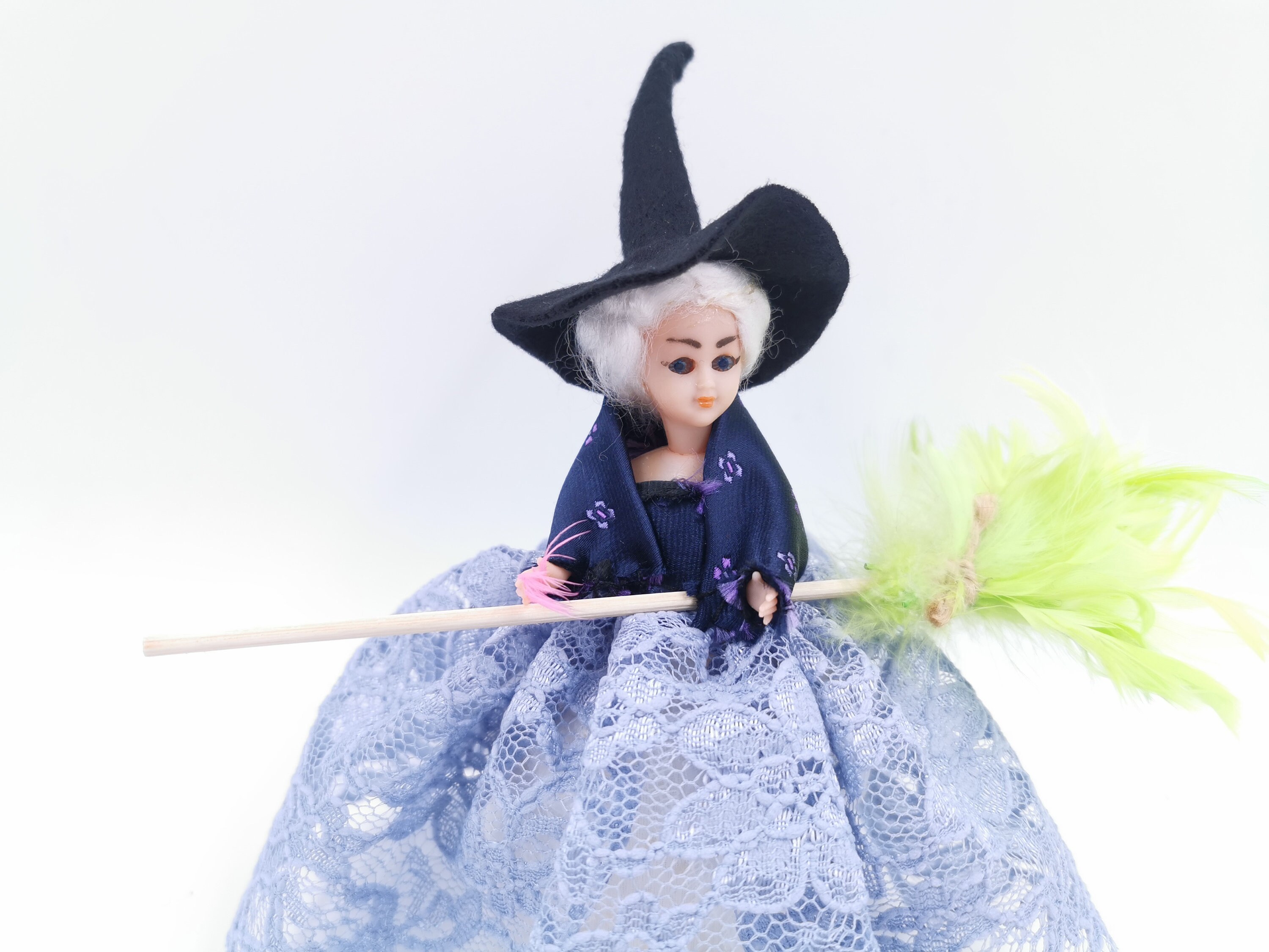 Witch Doll Vintage, Kitchen Witch Doll Fairy Figurine New House Spirit ...