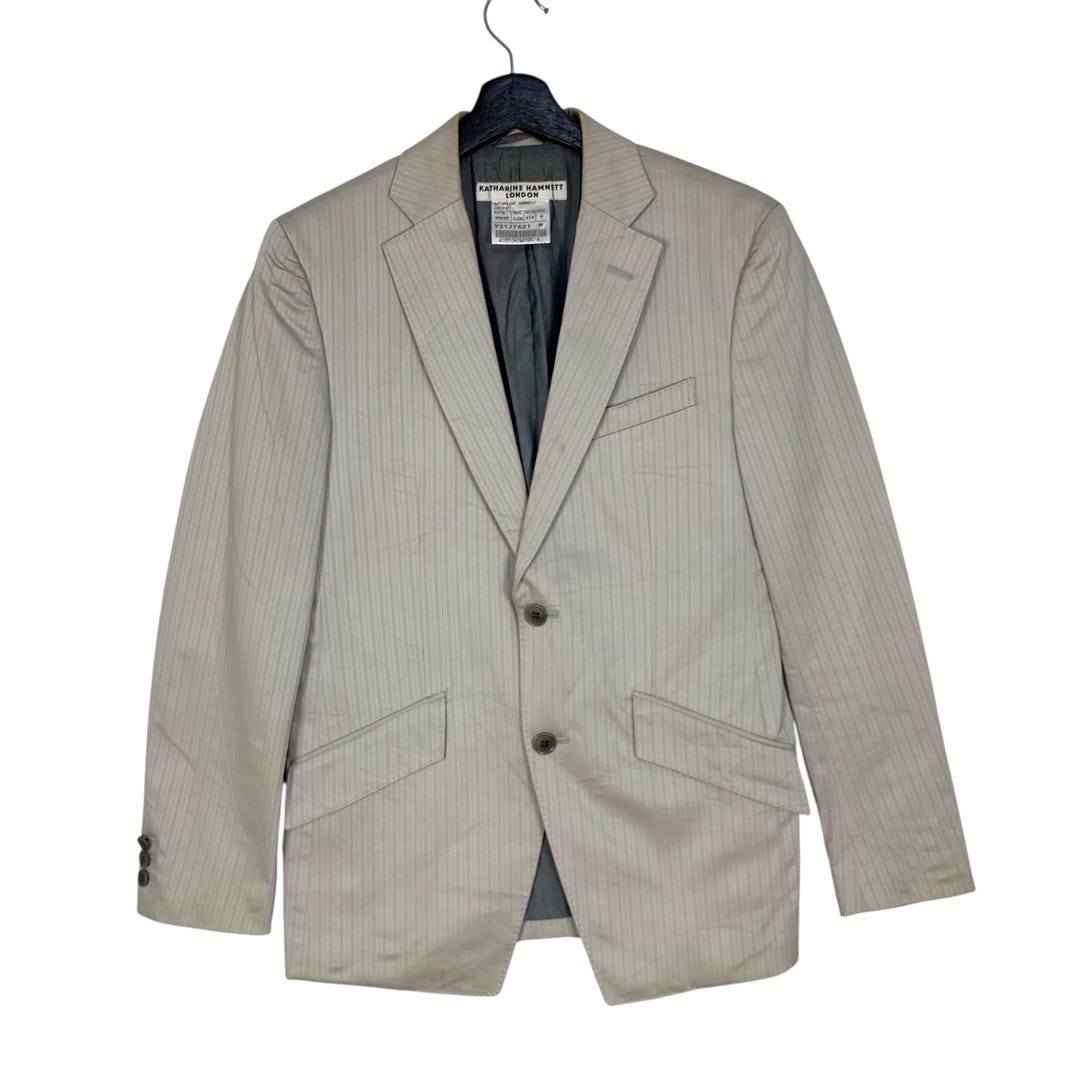 Vintage Katharine Hamnett London Coat Blazer Designer Grey Color