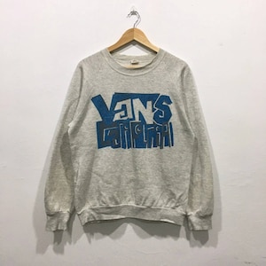 Vintage streetwear vans sweatshirt