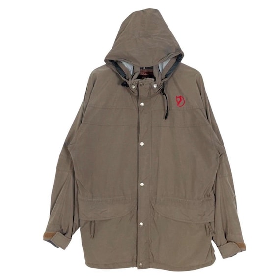 Fjallraven, Vintage Fjallraven Full Zip Hoodie Jacket Japanese Streetwear Windbreaker (Size M)