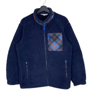 Vintage JWanderson X Uniqlo Japanese Brand Fleece Sherpa Jacket Size M