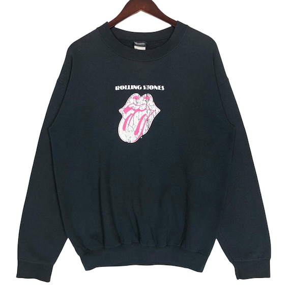 Printed Sweatshirt Rolling Stones Sweatshirt Vintage Vintage 90s
