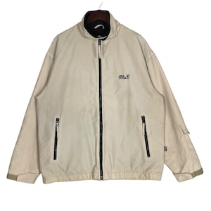 Vintage Jack Wolfskin Fast Motion Jacket Windbreaker Full Zip Up Streetwear Designer Size L