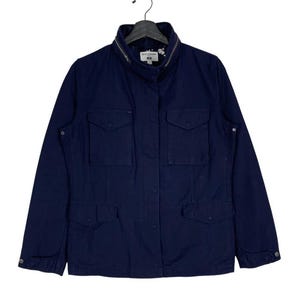 Vintage Ines De La Fressange X Uniqlo Jacket Hooded Hoodie Light Jacket Designer Japanese Brand Size S