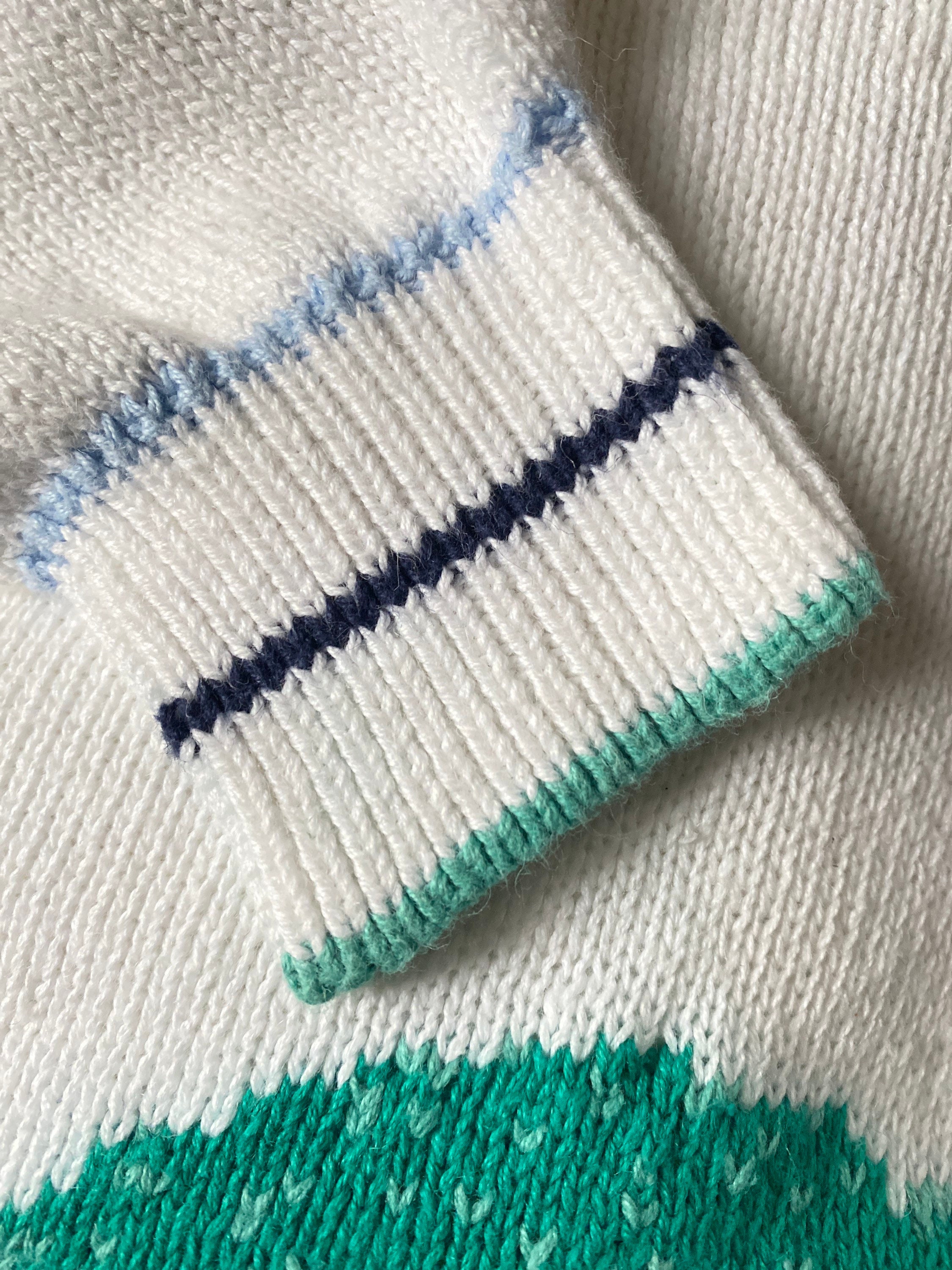 cropped golf sweater
