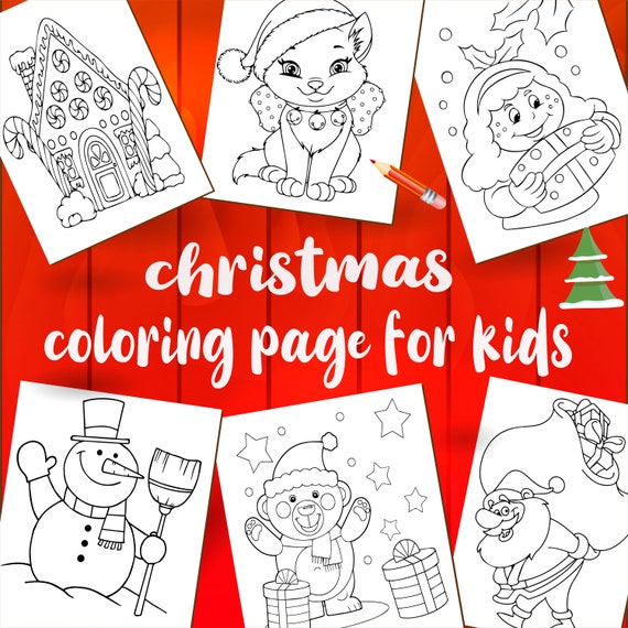 120 Downloadable Christmas Coloring Pages for Kids