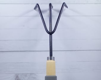 Sourcing Map Testa Di Rastrello Da Giardino A 9 Denti - Acciaio Al Manganese Zincato, Larghezza 35 Cm, Solo Testa, Per Terreno Ed Erbacce - 3