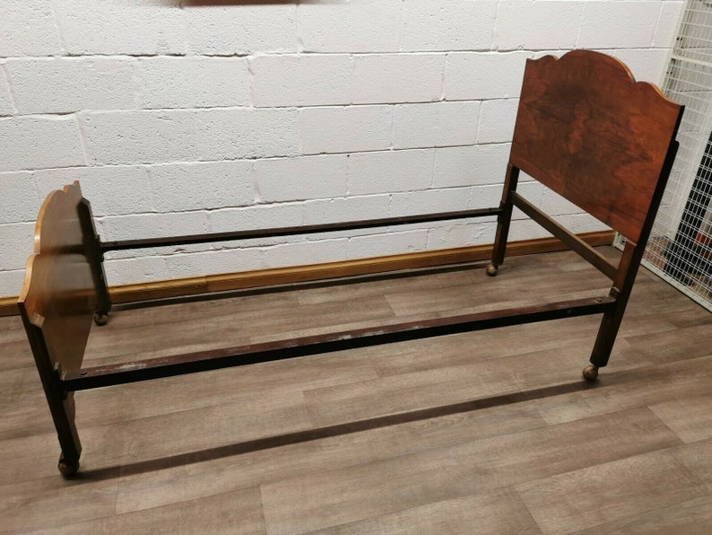 Vintage Antique Vono Single Bed With Choice of Base Free Etsy