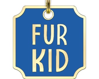 Pet Collar Charm / Fur Kid